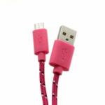 SBOX USB A -Micro USB kábel - 1M, pink
