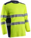 Ganteline Rikka hosszúujjú póló Hi-Viz sárga/Kék (XL) (5RIK1600XL)