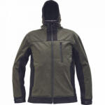 CERVA Huyer Softshell Kabát Olajzöld XL (0301058214004) - legjobbmunkaruha