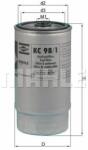 MAHLE filtru combustibil MAHLE KC 98/1 (KC 98/1)