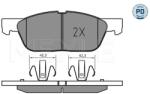 MEYLE set placute frana, frana disc MEYLE -ORIGINAL: True to OE. 025 224 1219 (025 224 1219)