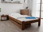 ADA ágy 80x200 cm, tölgyfa Ágyrács: Léces ágyrács, Matrac: Coco Maxi 19 cm matrac