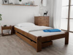 ADA ágy 80x200 cm, tölgyfa Ágyrács: Ágyrács nélkül, Matrac: Deluxe 10 cm matrac
