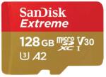 SanDisk Extreme microSDXC 128GB UHS-I/U3/A2/CL10 (SDSQXAA-128G-GN6MA)