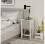ASIR GROUP Éjjeliszekrény EMA 55x30 cm fehér/bézs 776HMS3421 (AS0641)