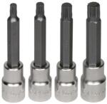 Hans Tools 1/2" XZN-12Pt hosszú bit-dugókulcsfej készlet 4r. M6-M12 46028-4 (040103-0055)
