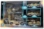 Magic Toys Katonai főhadiszállás 5db járművel, fény és hang effektekkel (MKL375404) - jatekshop