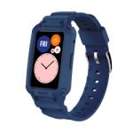  GLACIER Husa de protectie cu curea Huawei Watch Fit / Honor Watch ES albastru