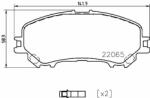 BREMBO set placute frana, frana disc BREMBO PRIME LINE P 56 099 (P 56 099)