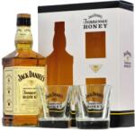  Jack Daniels Tennessee Honey + 2 pohárral 35% 0, 7L ajándékcsomagolás 2 pohárral