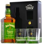 Jack Daniel's Tennessee Apple + 2 pohárral 35% 0, 7L ajándékcsomagolás 2 pohárral