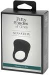 Fifty Shades of Grey A szürke ötven árnyalata Sensation - vibrációs péniszgyűrű (fekete) - vagyaim