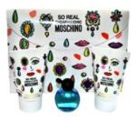 Moschino Set cadou Moschino So Real Cheap & Chic, apa de toaleta 4.9ml + gel de dus 25ml + lotiune de corp 25ml, Femei