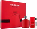 Mont Blanc Legend Red Set cadou, Apa parfumata 100ml + Apa parfumata 7.5ml + Deostick 75g, Bărbați