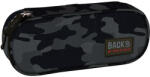 DERFORM Penar scolar oval Derform BackUp - Gray camouflage (82759) Penar