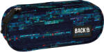 BackUP Penar oval școlar BackUp A - Glitch, 1 fermoar (88324) Penar