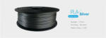  3D FILAMENT 1, 75mm PLA Ezüst /1kg-os tekercs/ - pcx
