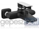 FERRO Algeo Square Black/Chrome fekete-króm kádtöltő csaptelep (BAQ1BLC)