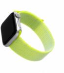 FIXED Nylon szíj Apple Watch 42/44/45mm, lime FIXNST-434-LI (FIXNST-434-LI) - pcx
