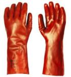 Ganteline Mártott PVC Kesztyű, Piros, 36 cm Hosszú(10) (3620)