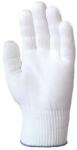 Ganteline Kötött, Vékony Fehér Poliamid Kesztyű, 3 Szálas, Rugalmas(6) (GAN4406)