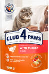 CLUB 4 PAWS Premium Hrana umeda pisici, curcan in jeleu set 24 100g