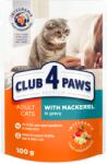 CLUB 4 PAWS Premium Hrana umeda pisici, cu Macrou set 24 100g