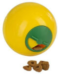 Kerbl Jutalomfalat adagoló labda, macskáknak és rágcsálóknak, sárga, 7, 5 cm