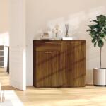 vidaXL Servantă, stejar maro, 80x36x75 cm, lemn compozit (815491) Comoda