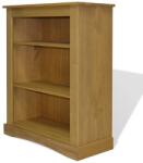 vidaXL Bibliotecă 3 rafturi pin, stil mexican Corona, 81 x 29 x 100 cm (243745) - vidaxl Biblioteca