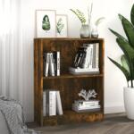 vidaXL Bibliotecă, stejar fumuriu, 60x24x74, 5 cm, lemn prelucrat (815084) Biblioteca