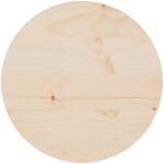 vidaXL Blat de masă, Ø30x2, 5 cm, lemn masiv de pin (813644)