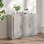 vidaXL Servantă, gri beton, 92x35x75 cm, lemn compozit (811839) Comoda