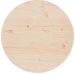 vidaXL Blat de masă, Ø40x2, 5 cm, lemn masiv de pin (813645)