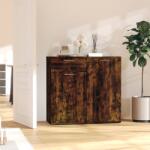vidaXL Servantă, stejar afumat, 80x36x75 cm, lemn compozit (815489) Comoda
