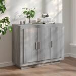 vidaXL Servantă, sonoma gri, 92x35x75 cm, lemn compozit (817241) Comoda