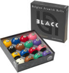 Aramith Set de bile Tournament TV Black 57.2mm Aramith (GTN00572576PN001N0M)