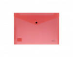 Daco Mapa plastic plic cu capsa A4 DACO MP120NP, Portocaliu neon (MP120NP)