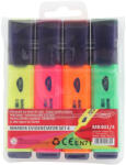 Daco Set de 4 markere evidentiatoare DACO, Culori asortate (MK401/4)