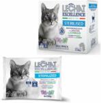  Macska eledel MONGE Lechat Exc. Steril, kacsa-nyúl (4 x 100 g-os kiszerelés) (H061256)