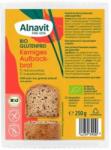 Alnavit Paine cu multicereale fara gluten, precoapta, bio, 250g Alnavit