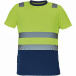 CERVA Monzon Hi-Vis Rövid Ujjú Póló Sárga/Navy L (0304013972003)