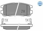 MEYLE set placute frana, frana disc MEYLE 025 218 7514/W - automobilus