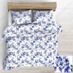 MH Protect Pamut ágynemű készlet 160 x 200cm kék virágok
