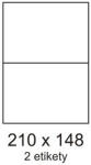 Smartline Címkék 210x148mm 2 címke laponként 100 lap Smartline (EL/MF-2L210x148)