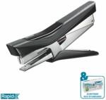 Rapid Tűzőgép, kézi, 10/4, 15 lap, RAPID Fixativ F11 , fekete (E5000289) - papirdepo