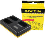 Patona Canon LP-E6 EOS 5D 60D 6D 7D EOS70D EOS-70D tripla töltő USB Type C kábel - Patona (PT-1924) - kulsoaksi