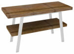 SAPHO Twiga mosdótartó asztal 120x72x50 cm, matt fehér/old wood VC453W-120-8 (VC453W-120-8)