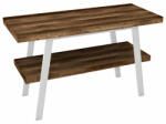 SAPHO Twiga mosdótartó asztal 120x72x50 cm, matt fehér/sötét tölgy VC453W-120-11 (VC453W-120-11)