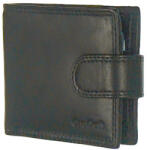 Gina Monti Fektetett, kapcsos fekete bőr kártyatartó bankjegy tartóval és 26 db hellyel Gina Monti (8668 x black)